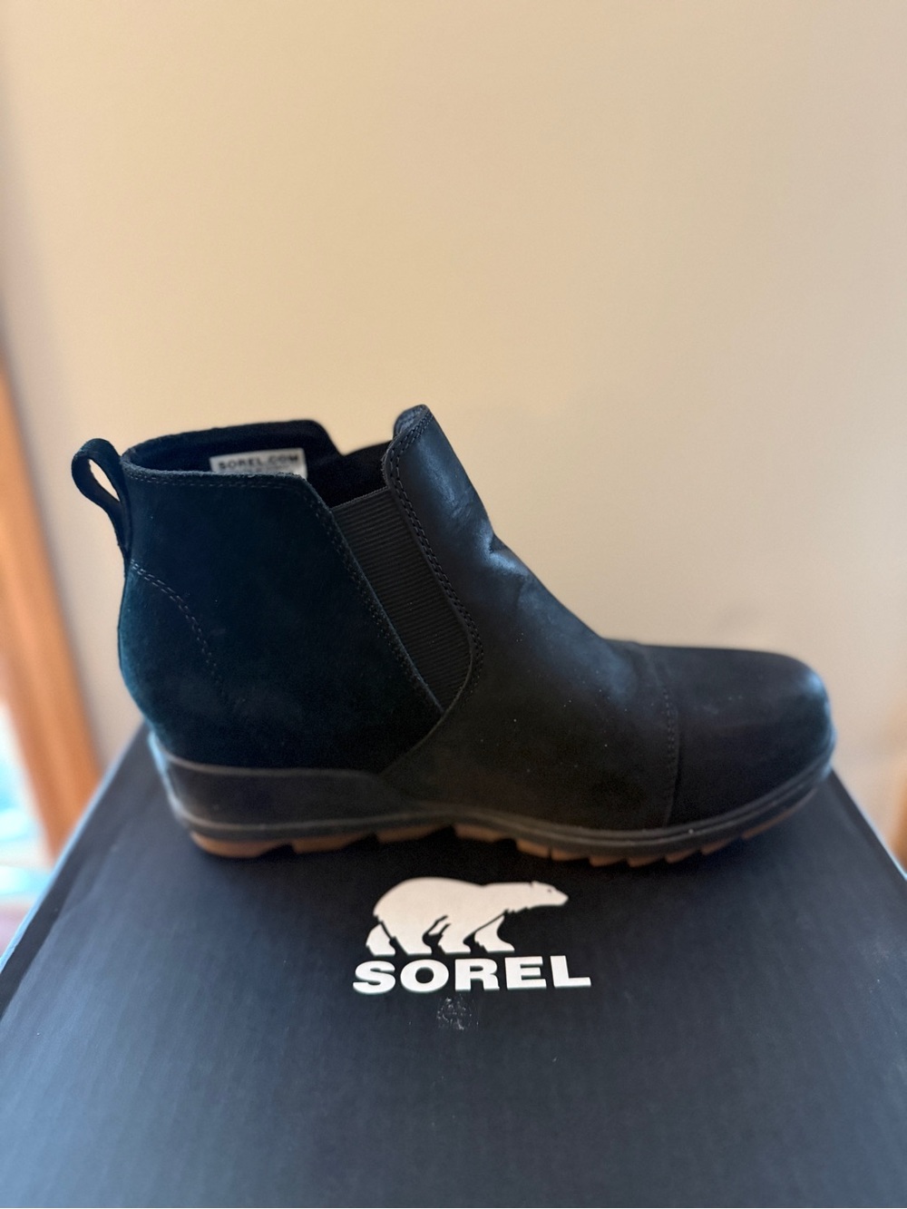 SOREL Women's Black Chelsea Waterproof Boot